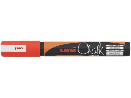 [90168833 779985] Uni Kreidemarker Uni CHALK 1.8-2.5 mm Fluo Orange