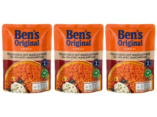 [90168843 802341] Ben's Original Expressreis Italienisch 3 x 220 g