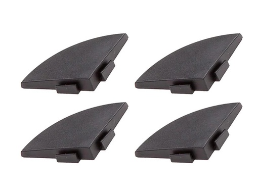 [90168857 1179339] Bergo Bodenfliesen Abschlussecke zu UNIQUE Graphite, 4 Stück