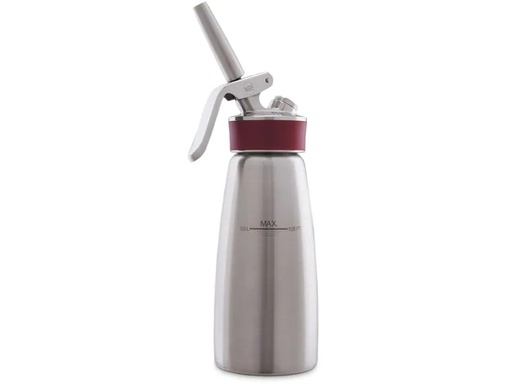 [90020929 1099349] Kisag Rahmbläser Whipper Professional 0.5 l, Silber