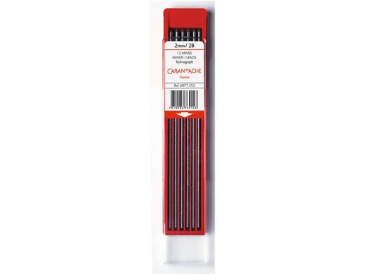 [90021039 1129401] Caran d'Ache Schreibmine Technograph 2B Grau, 2 mm