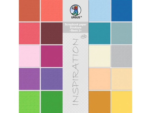 [90021248 1098804] URSUS Fotokarton Basic 2, 30,5 x 30,5 cm, 20 Blatt