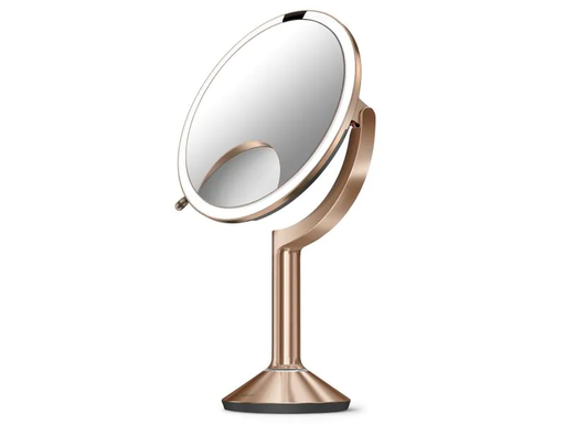 [90021258 766855] Simplehuman Kosmetikspiegel mit Sensor Trio Rosé