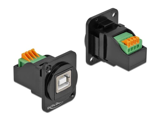 [90002121 1192223] Delock D-Typ Modul USB 2.0 Typ-B Buchse zu Terminalblock