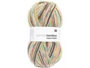 Rico Design Wolle Bamboo für Socken 4-fädig, 100 g, Braun; Grün