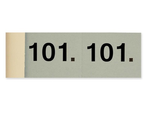 [90021445 516821] Simplex Notizzettel Garderobe 101 - 200 Blau