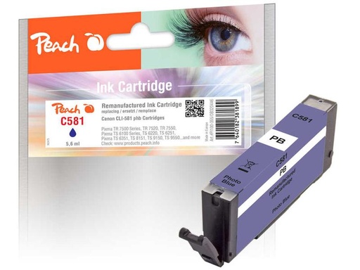[90021488 1142513] Peach Tinte Canon CLI-581 Photo Blue