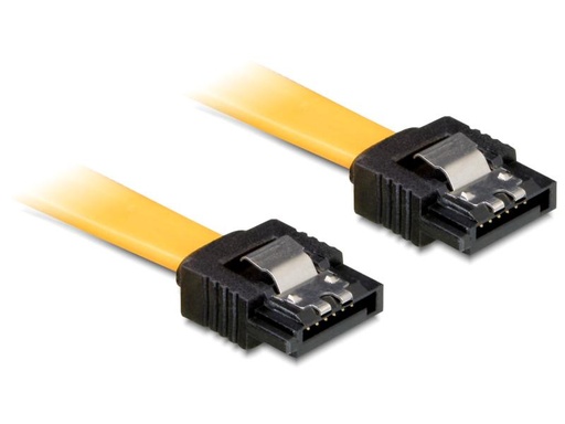 [90021511 610318] Delock SATA3-Kabel gelb, 10 cm