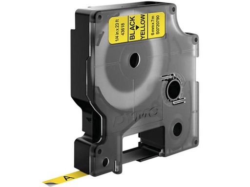 [90021647 80535] DYMO Beschriftungsband D1 Schwarz auf Gelb
