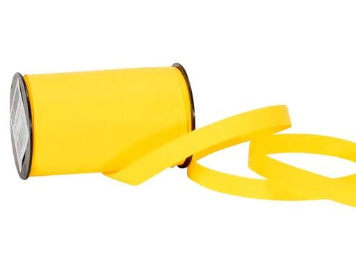 [90021721 1122400] Spyk Geschenkband Poly Matt 10 mm x 20 m, Gelb