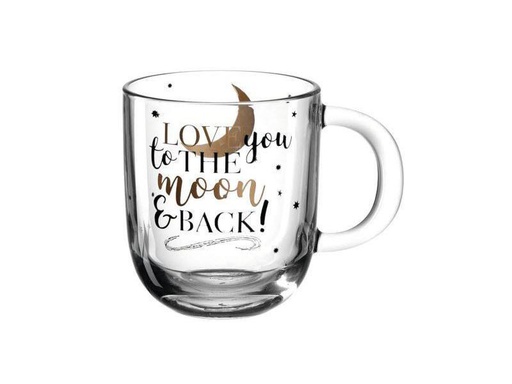 [90021758 866623] Leonardo Kaffeetasse Emozione – Moon 400 ml, 1 Stück