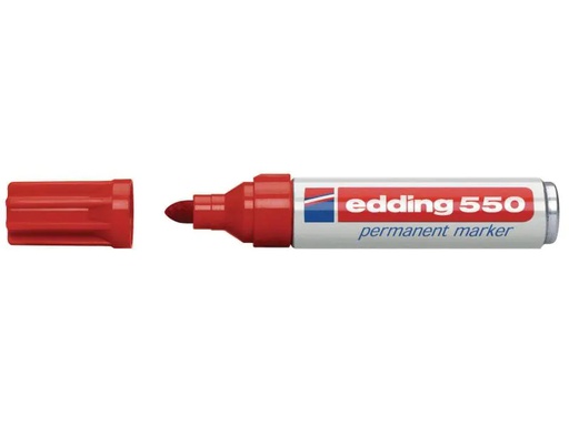 [90021818 966481] edding Permanent-Marker 550 Rot