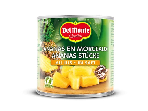 [90002161 725575] Del Monte Dose Ananasstücke in Ananassaft natursüss 260 g