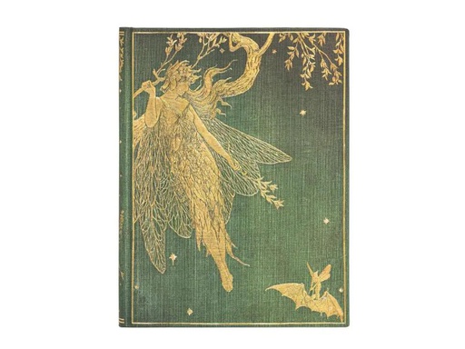 [90021844 1041225] Paperblanks Notizbuch Olive Fairy 18 cm x 23 cm liniert