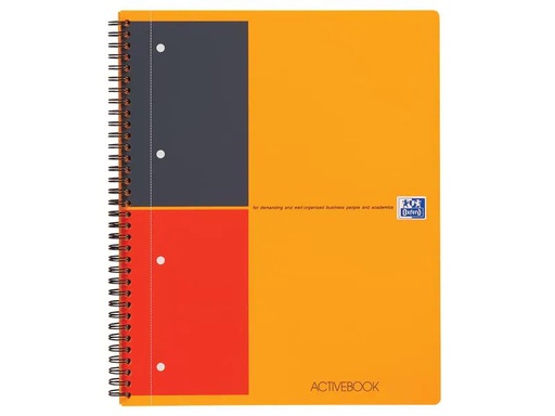 [90002181 1108950] Oxford Notizheft International Activebook, A4 +, Liniert, Orange