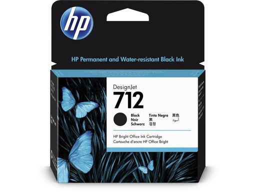 [90022099 1107815] HP Tinte Nr. 712 (3ED71A) Black
