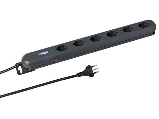 [90022212 932965] STEFFEN Steckdosenleiste STEBA LINEA PLUS 6 T13