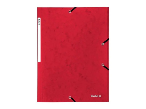 [90022355 555693] Biella Gummibandmappe A4 Rot