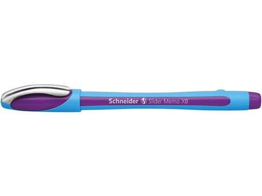 [90022432 1103708] Schneider Kugelschreiber Slider Memo Blau/Violett, 1 Stück