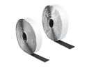Delock Klettband-Rolle 10 m x 25 mm Haft und Flauschband Schwarz
