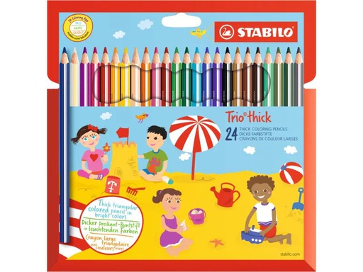 [90022465 576095] STABILO Farbstifte Trio dick 24 Stück