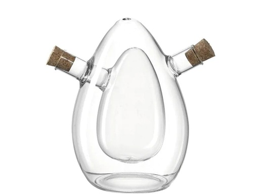 [90002225 1027762] Leonardo Öl &amp; Essig Spender Cucina 2 in 1, oval