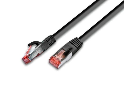 [90022489 149712] Wirewin Patchkabel RJ-45 - RJ-45, Cat 6, S/FTP, 0.25 m, Schwarz