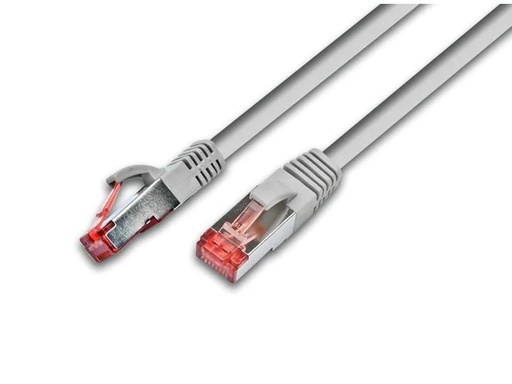 [90022641 171752] Wirewin Patchkabel RJ-45 - RJ-45, Cat 6A, S/FTP, 0.25 m, Grau
