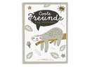 Goldbuch Freundebuch Happylife Faultier