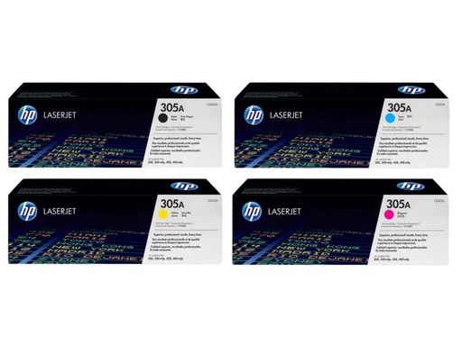 [90022717 275833] HP Rainbow Kit Nr. 305A (CE410A-CE413A) BL/C/M/Y