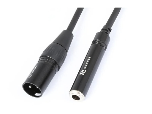 [90023006 1141034] PD Connex CX130 XLR 3 Pole, male - Klinke 6.3 mm, female 0.15 m