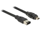 Delock FireWire-Kabel 400Mbps 6Pin-4Pin 2 m