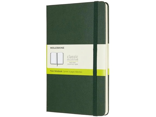 [90023074 1079135] Moleskine Notizbuch Classic A5 Blanko, Grün, 240 Seiten