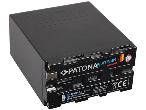 [90023084 1101116] Patona Videokamera-Akku Platinum Sony NP-F970 V1