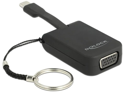 [90023140 850087] Delock Adapter USB Type-C – VGA mit Schlüsselanhänger
