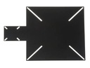 Audioraq VESA Adapter Platte, Metall, schwarz