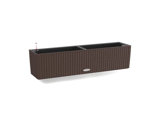 [90002296 412041] Lechuza Blumentopf Balconera Cottage 80 Braun