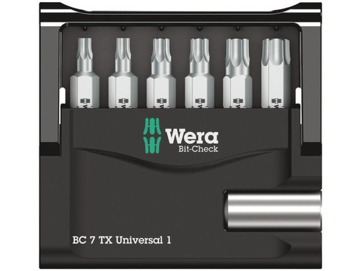 [90002300 998155] Wera Bit-Set Bit-Check 7 TX Universal 1, 7-teilig