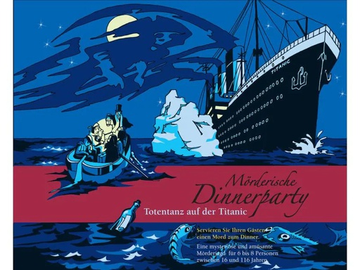 [90023305 862389] Blaubart Verlag Partyspiel Dinnerparty: Totentanz auf der Titanic