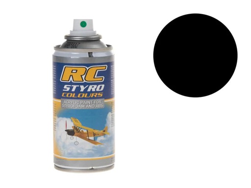 [90023374 833721] Ghiant Kunststoffspray RC STYRO Schwarz 610 150 ml