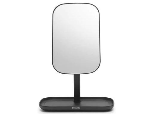 [90023391 1165697] Brabantia Kosmetikspiegel ReNew mit Ablageschale, Schwarz