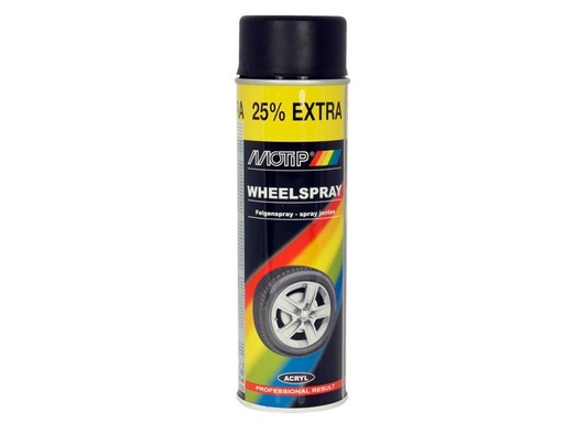 [90023520 634120] MOTIP Felgenspray, 500 ml, Schwarz matt