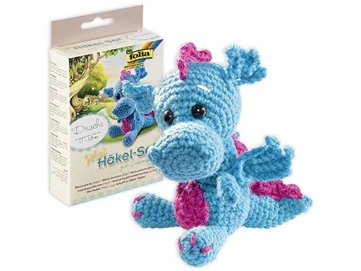 [90023527 819672] Folia Häkelset Mini Drache