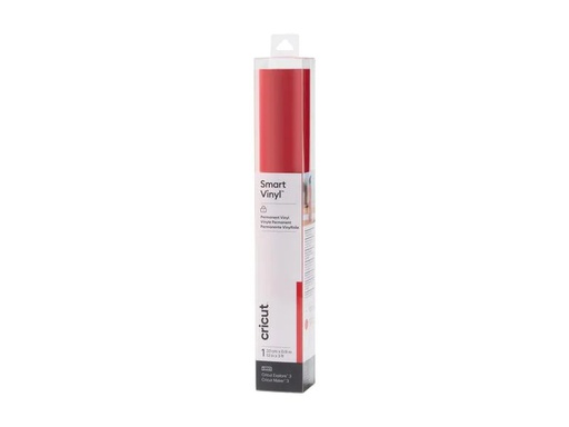 [90169413 1222599] Cricut Vinylfolie Smart Matt Permanent 33 x 91 cm, Rot