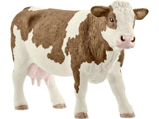 [90169421 1078454] Schleich Spielzeugfigur Farm World Fleckvieh-Kuh