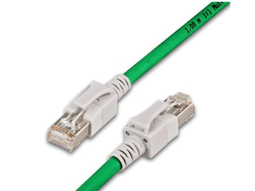 [90169467 293500] Wirewin Patchkabel RJ-45 - RJ-45, Cat 6A, S/FTP, 3 m, Grün