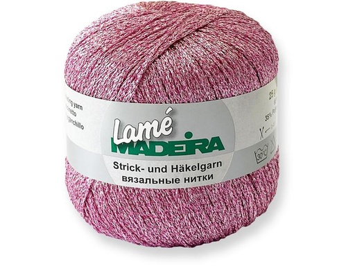 [90169561 1222247] Madeira Häkel- und Strickgarn Lamé 25 g, 175 m, Rosa