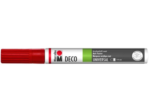[90023619 1082334] Marabu Acrylmarker Deco Painter 2 - 4 mm, Kirsche