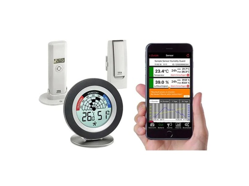 [90169659 1229044] TFA Dostmann Wetterstation WeatherHub SET 8