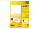 Sigel Tischkarte 24 x 9 x 18 cm, 20 Blatt, 185 g, Weiss